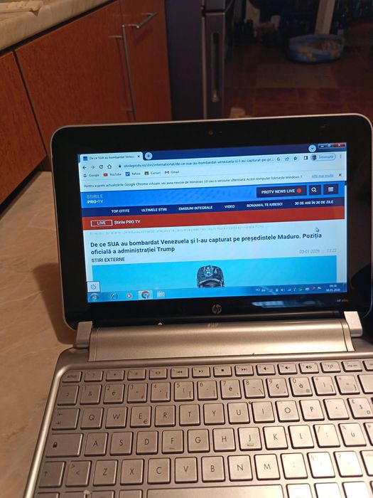 Laptop mini HP notebook funcțional, stare vizuală buna.