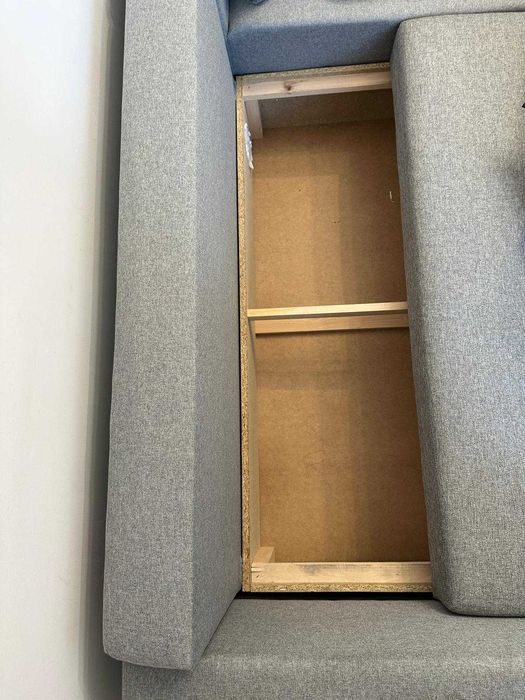 Coltar / canapea extensibila gri