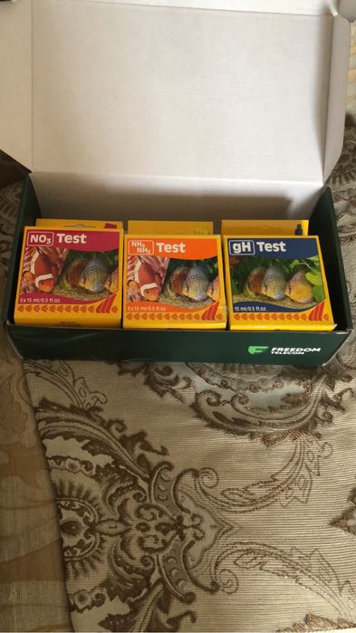 Тест Sera Сера на Аммиак, Нитриты NO2, NO3, Gh, Kh, Ph, PO4 вводе