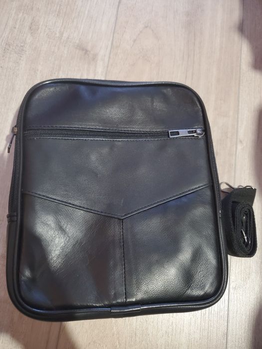 Мъжка чанта - ест. кожа