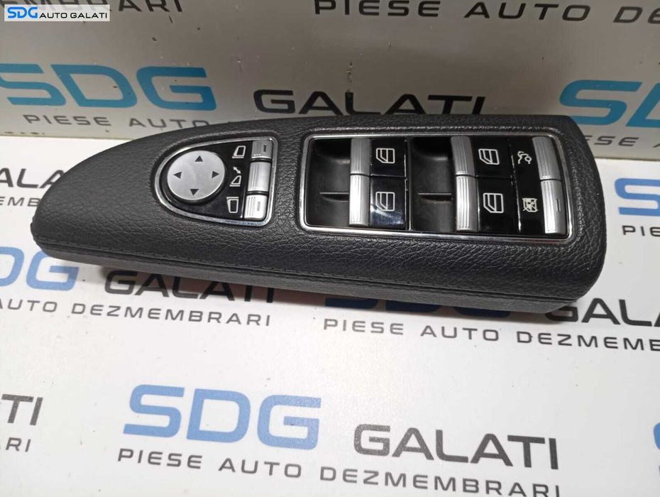 Butoane Geamuri Consola Panou Geamuri de la Portiera Stanga Fata Sofer Mercedes Clasa S Class W221 S320 2005 - 2013 Cod A2218214951 [M3895]