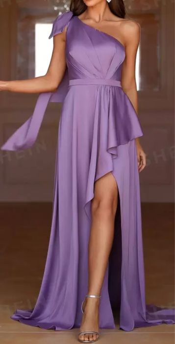 Rochie ocazie de seara culoarea mov marimea M