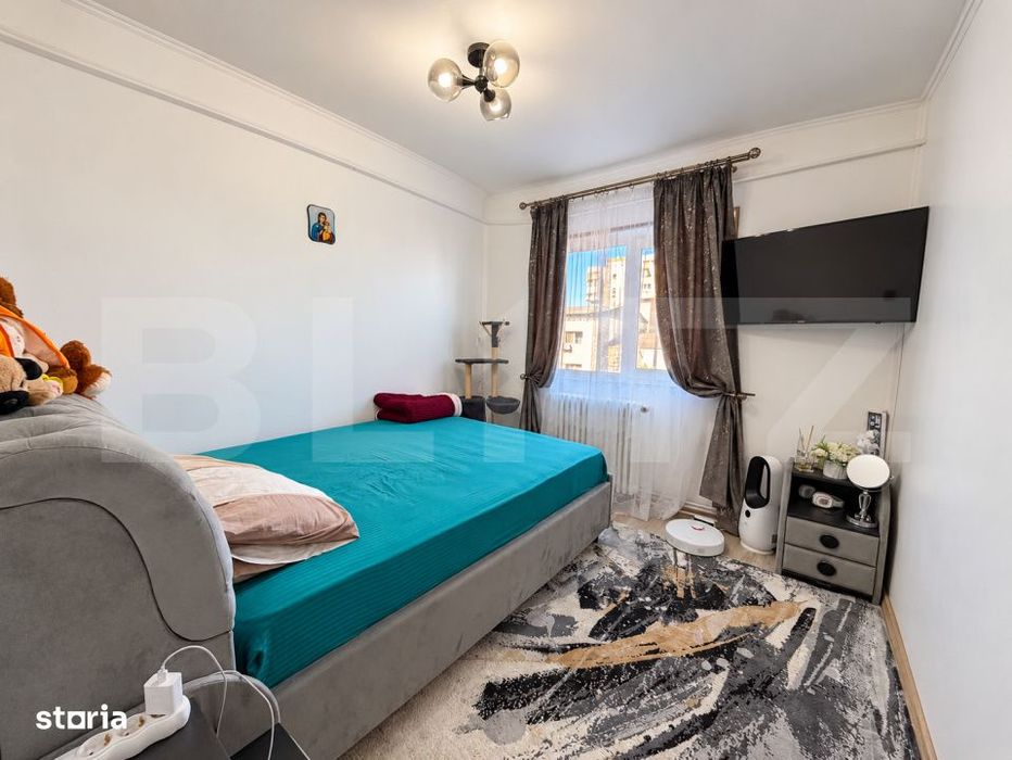 Apartament 3 camere, 57.60 mp, zona Canta