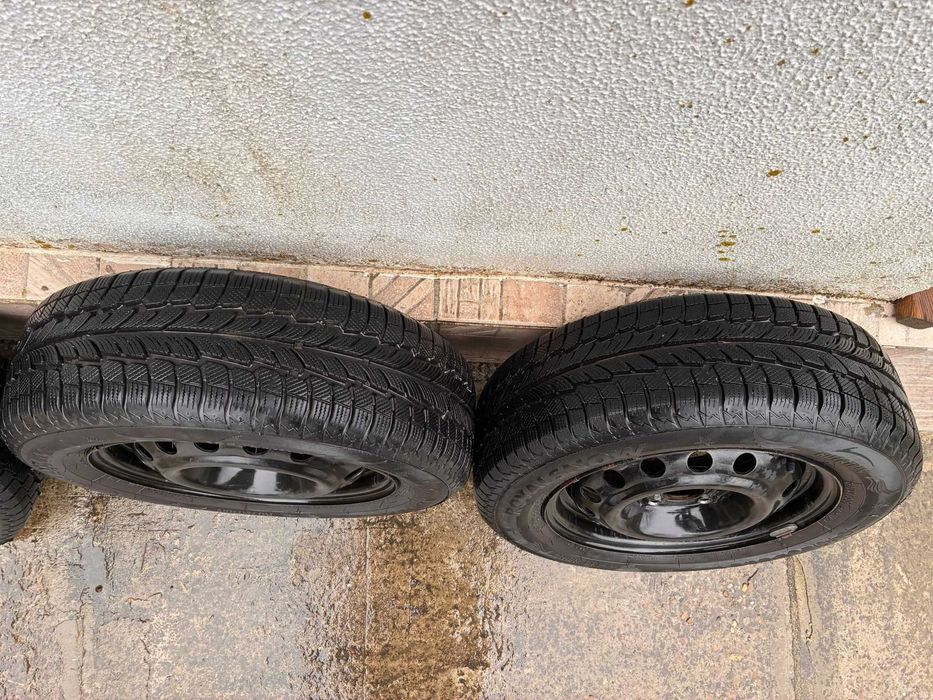 De Vanzare Jante Tabla+Anvelope M+S in stare Buna Aveo 2008