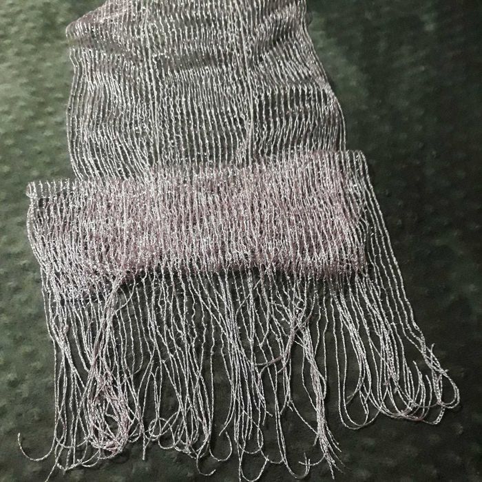 Шал в нежно розово