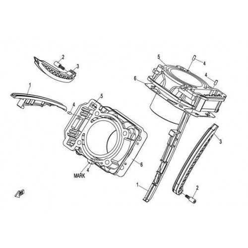 Patina mobila/fixa  distributie - CF Moto 450/500/520/550/600/800
