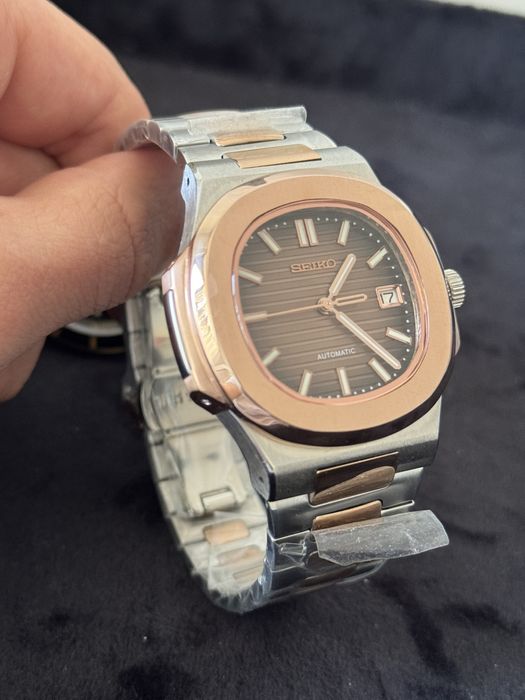 Seiko mod Nautilus TwoTone