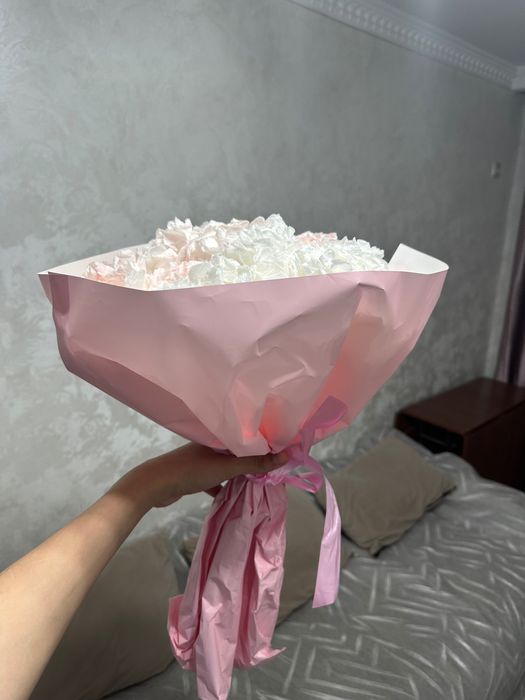 Цветы из салфетки