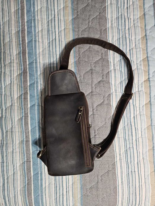 Кожаная сумка ручной работы