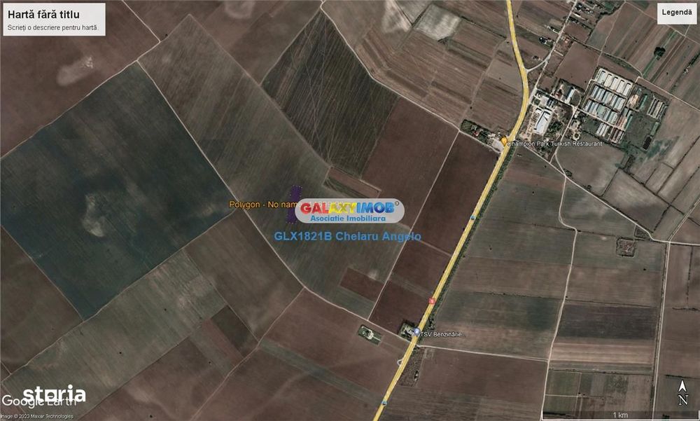 Adunatii Copaceni teren intravilan  14700 mp,deschidere 62m