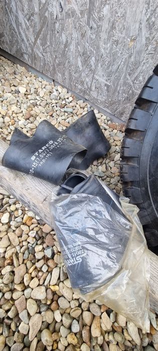 Anvelopa Stivuitor Deestone 7.50-15 14 PR  Camera și manșon