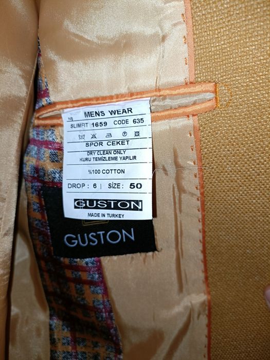 Sacou elegant galben mustar