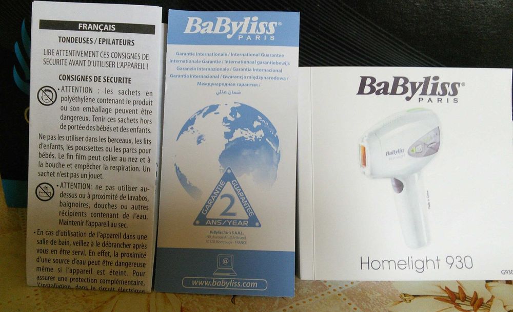 Фотоепилатор Babyliss-Paris