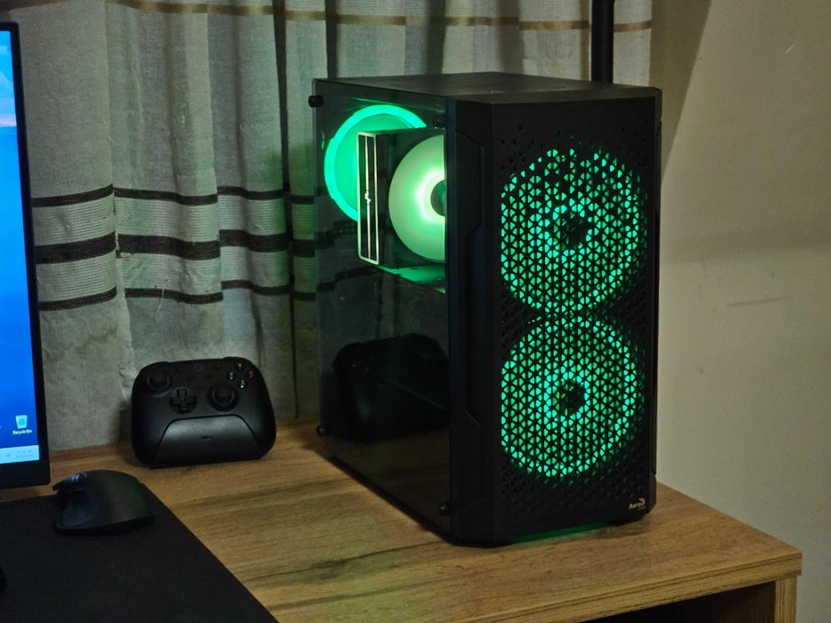 Нов Геймърски Компютър Ryzen 5 8400F / ASUS RTX 5060 Dual OC 8GB / 16GB DDR5 / 1TB NVMe SSD / 1080p Gaming PC / Гаранция