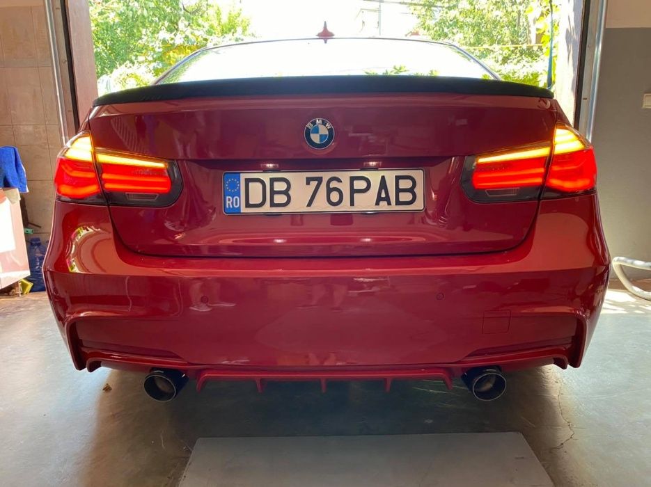 Stopuri LED M Look Black Line compatibil cu BMW Seria 3 F30 (2011-2019