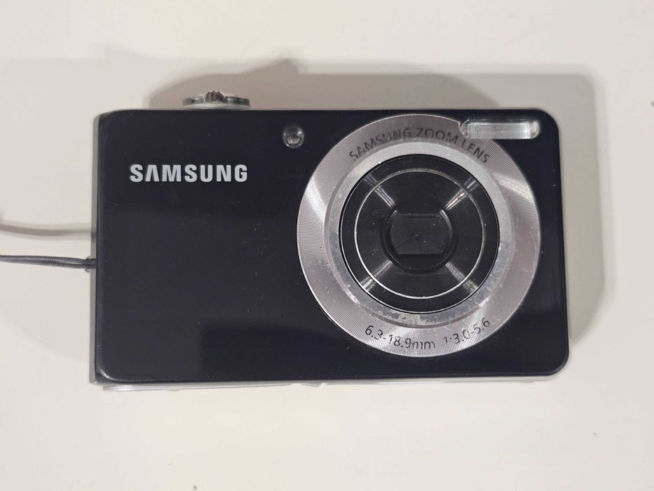 Y2K Aparat foto digital compact Samsung PL100 Dual Screen