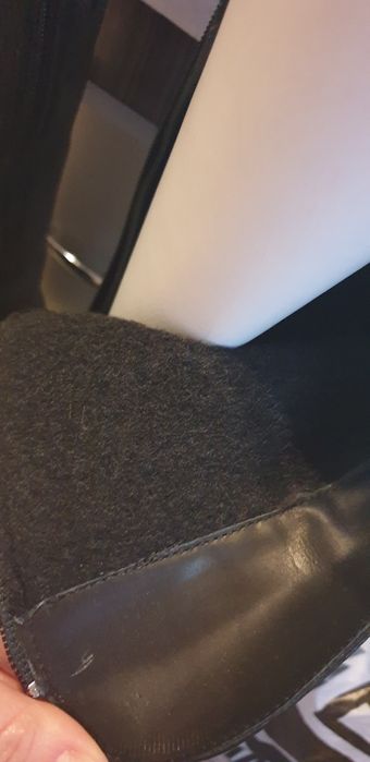 Cizme noi piele naturala negre inalte 36