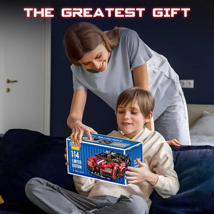 Модел Under the Baubles MOC Toy Model Car Kit, Supercar в мащаб 1:14