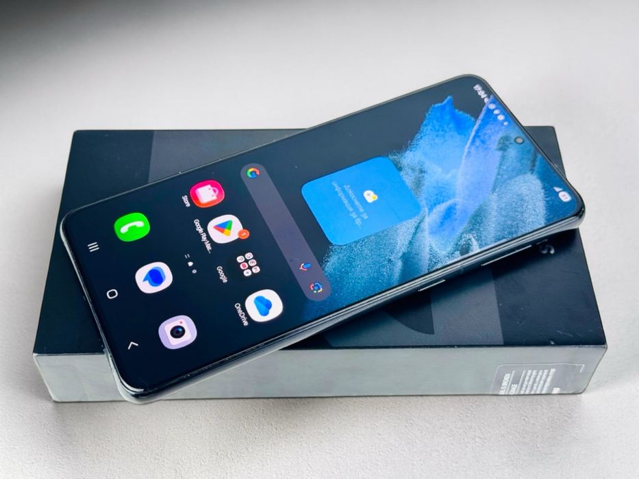 Samsung Galaxy S21 Plus 5G 128GB 8RAM Black Отличен! Гаранция!