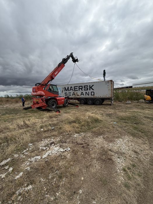 Închiriez container maritim cu teren aferent – depozitare / sediu firmă