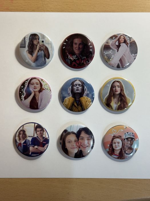 Значки в стиле ОСД, stranger things