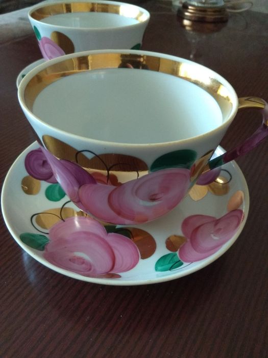 Посуда конца 70-х годов ,,Дулево" и производства ГДР