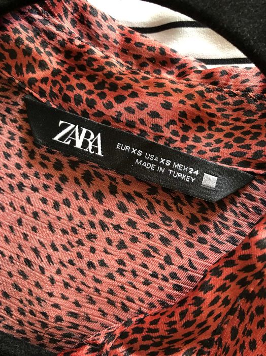 Дамска риза в животински принт Zara - размер XS
