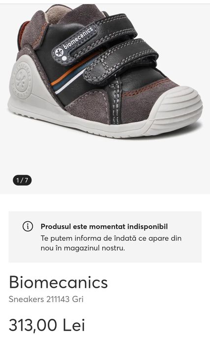 Biomecanics
Sneakers 211143 Gri