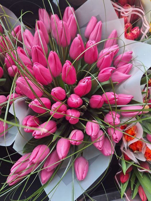 Тюльпаны и гиацинты к 8 марта