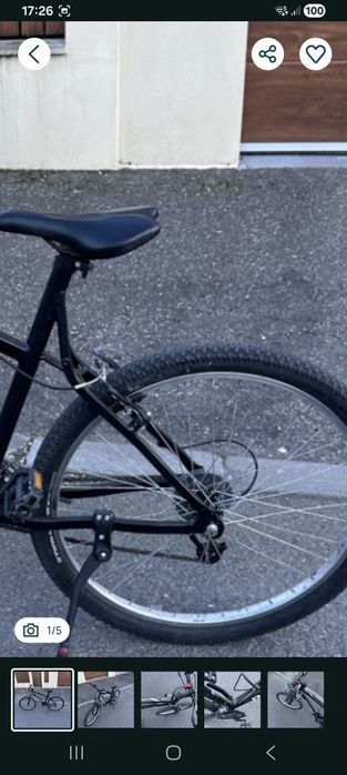 Bicicleta   Rockrider st 50 neagra