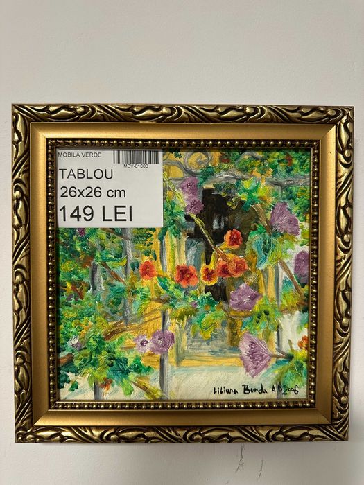 8 buc Tablou cu Picturi Diverse; Decoratiuni; Tablou Vintage cu flori