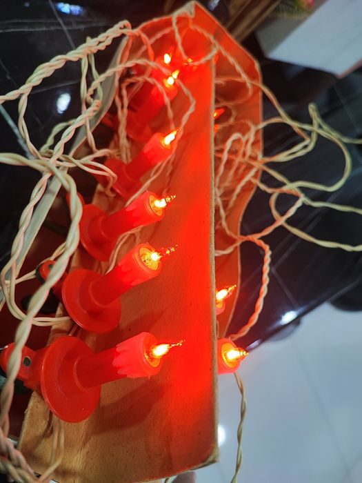 Винтажная елочная герлянда