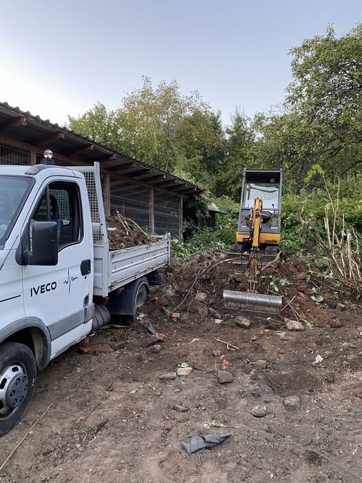 Transport nisip, balastru, piatra, pamant, moloz, sort, demolari