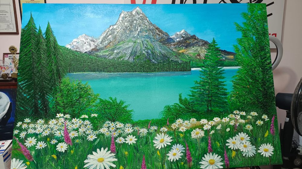 Картина маслом, пейзаж