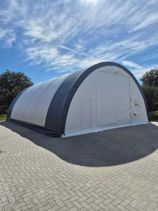 Cort industrial semirotund pentru depozitare