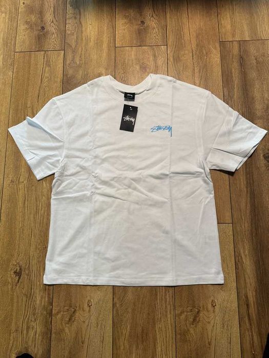 Stussy Statue Pigment Dyed White T-shirt