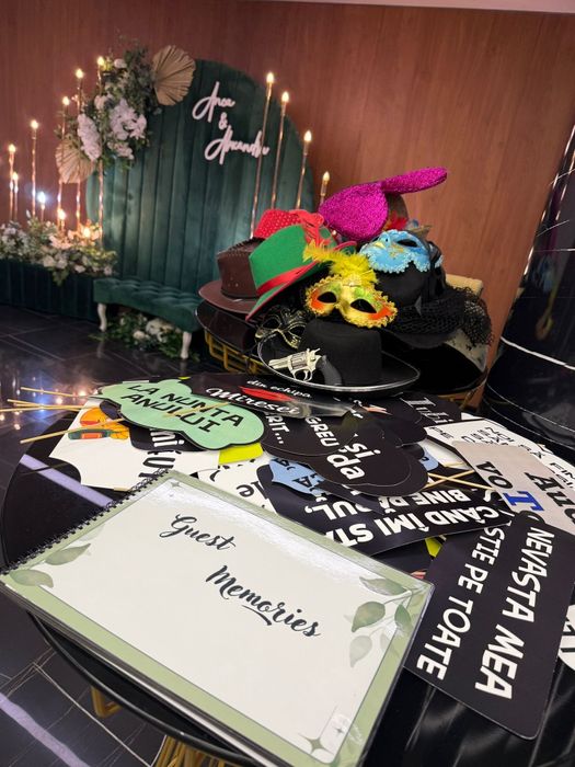 Oglindă Magica Cabina FOTO +Fum Greu-Mașină de Baloane–Pachet Complet