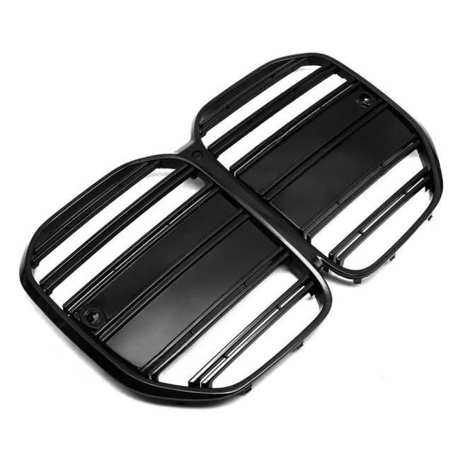 Grila Dubla Grile Nari Duble M BMW Seria 4 G22 G23, Negru Lucios