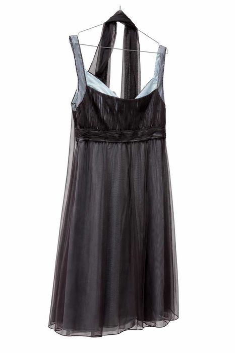 Елегантна официална рокля от ефирен тюл Raxevsky с шал