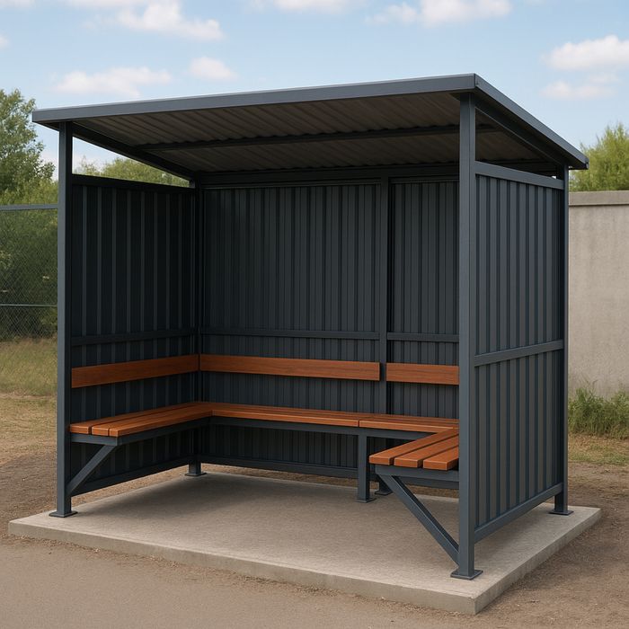 Курилка под ключ Изготовление Установка