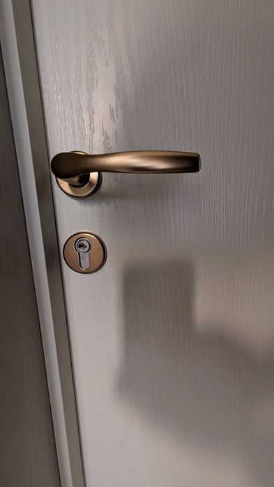 Врата входна двуцветна