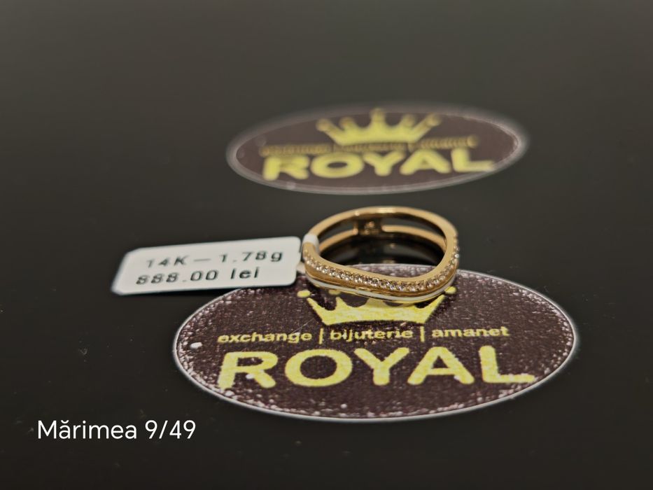 Bijuteria Royal: Inel aur 14k/1.78 gr