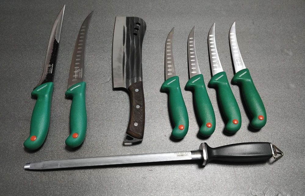 Set Cutite Macelarie 8 Piese Germany GREEN