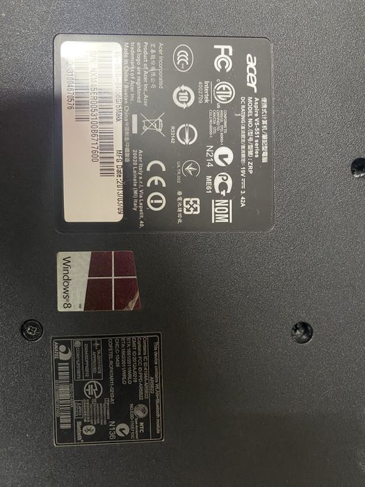 Ноут Асер аспире