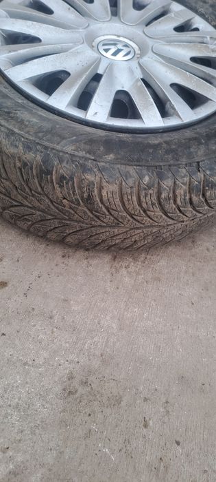 Vand set rotii vw Golf 6 cu jeante de tabla 195 65 15