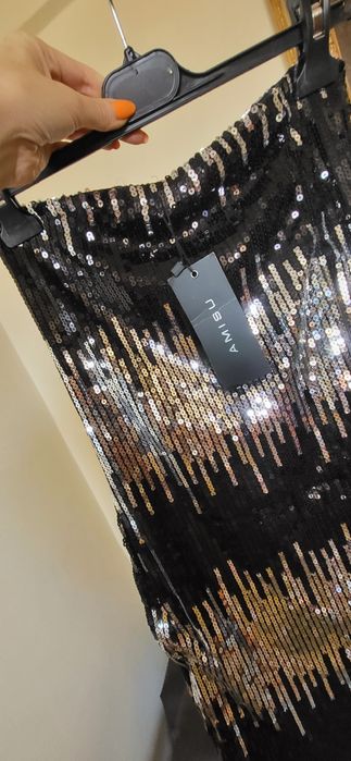 Rochie tub de club, mulata cu paiete