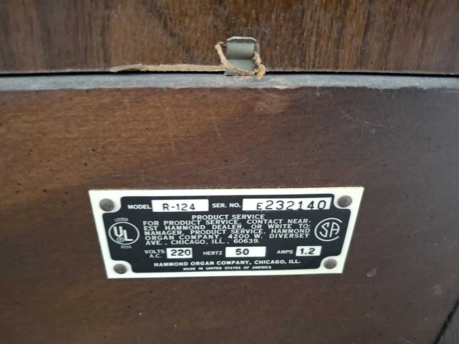 Hammond Orgel R124