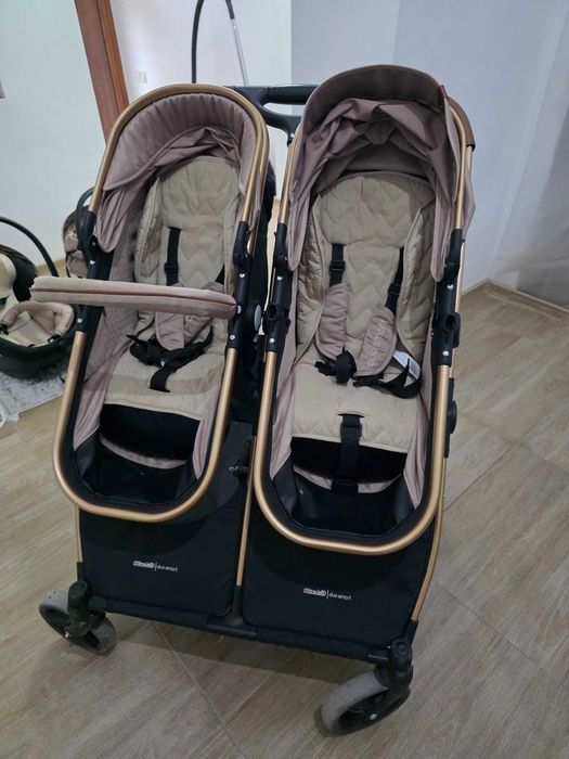 Бебешка двойна количка - Chipolino Duo Smart + аксесоари