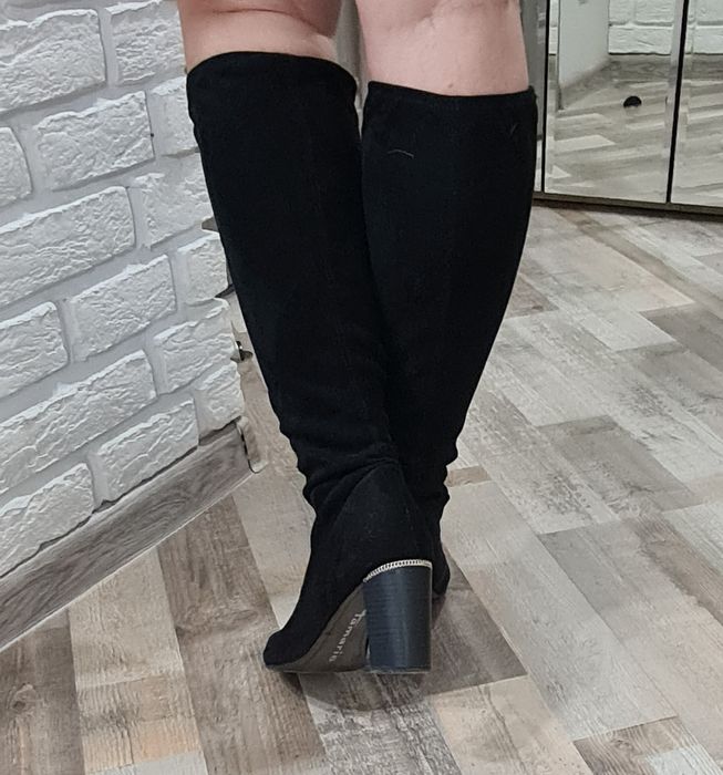 Сапоги-чулки черные"TAMARIS"