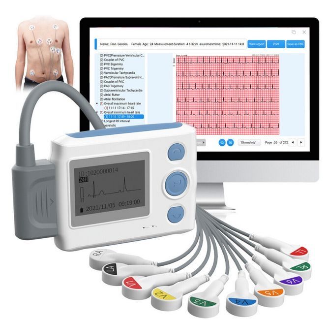 Кардиомонитор Холтера 12 каналов holter ekg